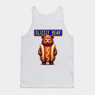 Glizzly grizzly Bear glizzy hot dog meme Tank Top